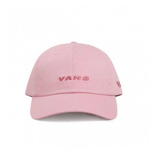 Check Side Curved Bill Jockey Pink