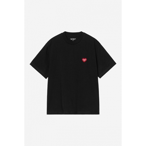 W S/S Hearts PatchT-Shirt Black