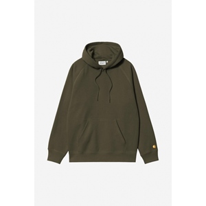 Hooded Chase Sweat Olive Gold