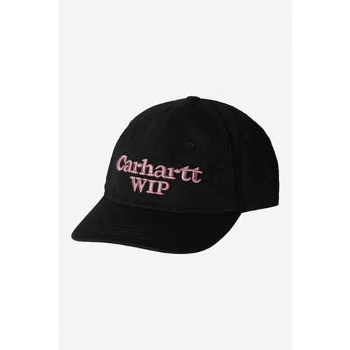 Carhartt WIP Script Cap Black Hortensia
