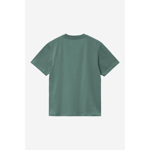 W S/S Pocket T-Shirt Silver Pine