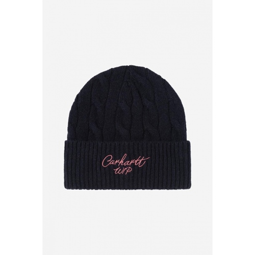 Signature Cable Beanie Deep Night