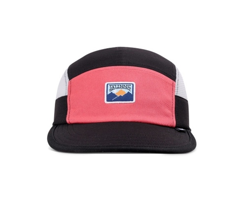 5 Panel Soft Flat Cap Seersoftmesh Black