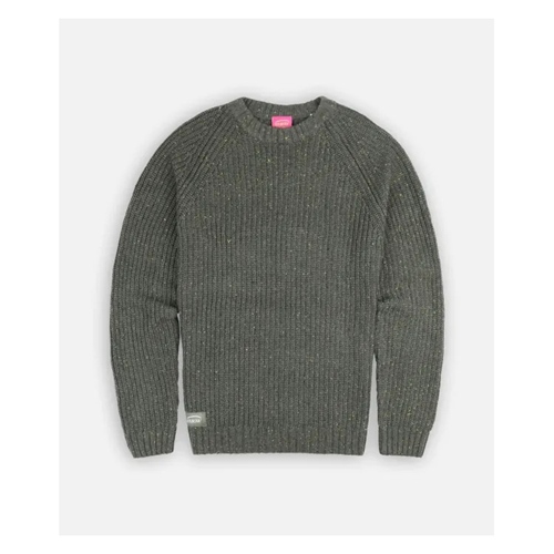 Drizzle Strickpulli Forest Heather