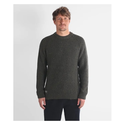 Drizzle Strickpulli Forest Heather