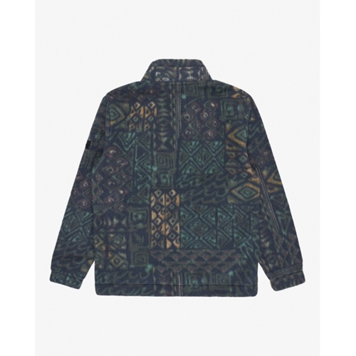 Boundary Mock Zip Navy