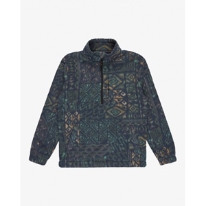 Boundary Mock Zip Navy