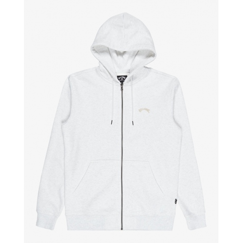Arch Zip Hoodie white