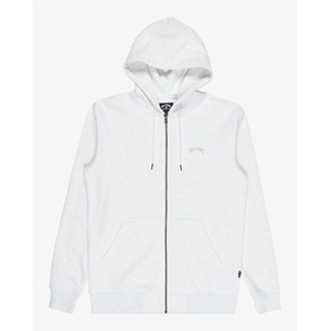 Arch Zip Hoodie white