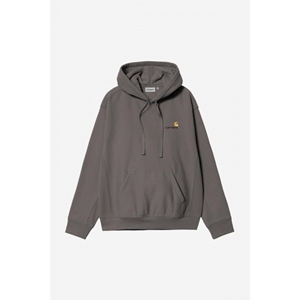 Hooded American Script Sweat Porphyry
