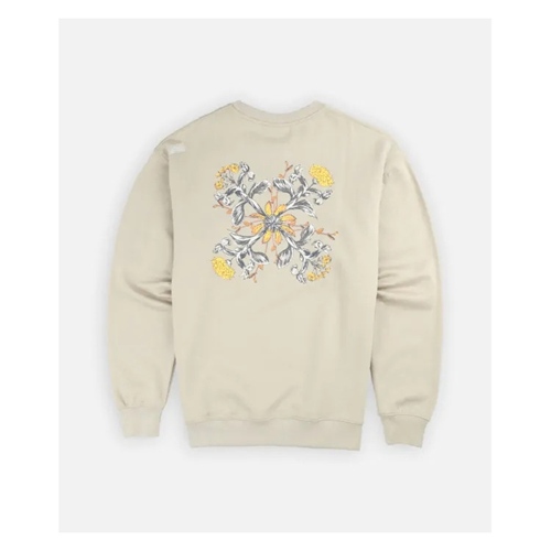 R2Floral Back Printed Crewneck rock