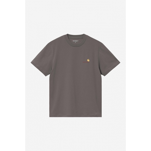 W S/S American Script T-Shirt Porphyry