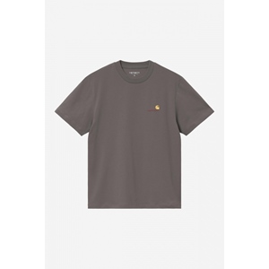 W S/S American Script T-Shirt Porphyry