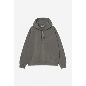 Hooded Benton Sweat Jacket Graphite Garm