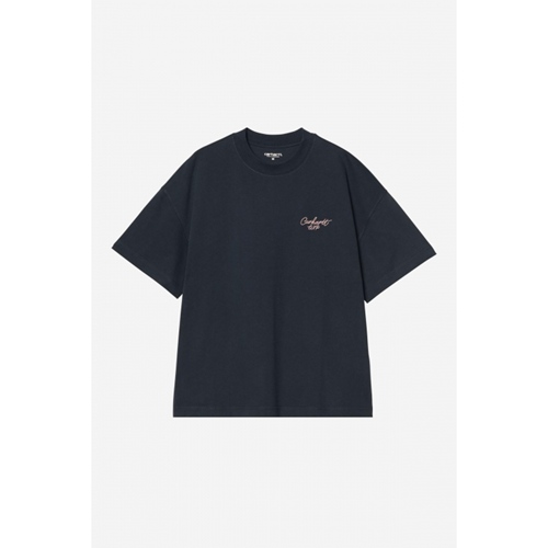 S/S Signature Script T-Shirt Deep Night