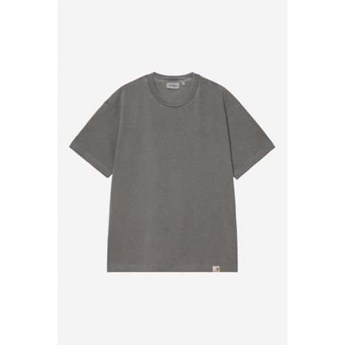 S/S RGGD T-Shirt Black Garment Dyed