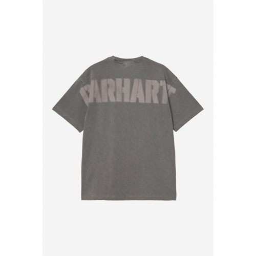 S/S RGGD T-Shirt Black Garment Dyed