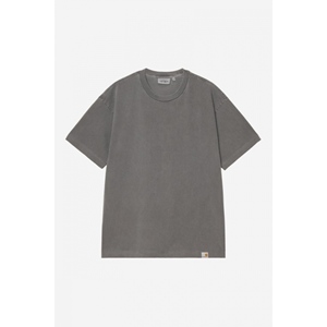 S/S RGGD T-Shirt Black Garment Dyed