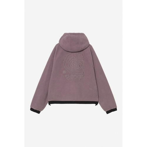 W Hooded Helix Fleece Jacket Phlox Porph