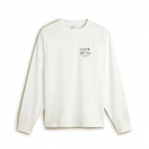 Cafe Vans LS White