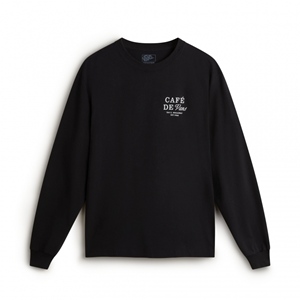 Cafe Vans LS Black