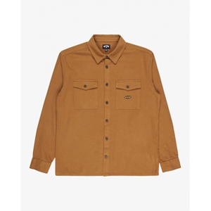 Del Mar Flannelhemd Tobacco