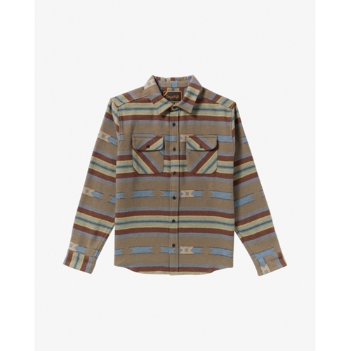Dayshift Blank Flannelhemd Mushroom