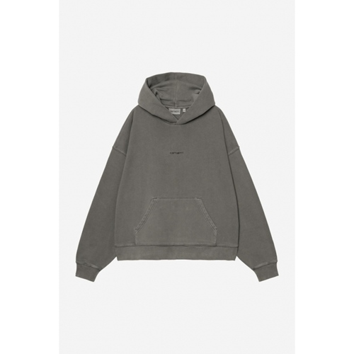 W Hooded Benton Sweat Graphite Garment D
