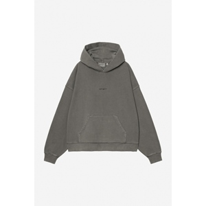 W Hooded Benton Sweat Graphite Garment D