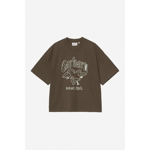 S/S Hackwork T-Shirt cypress heavy stone