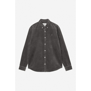 L/S Madison Cord Shirt Graphite Graphite