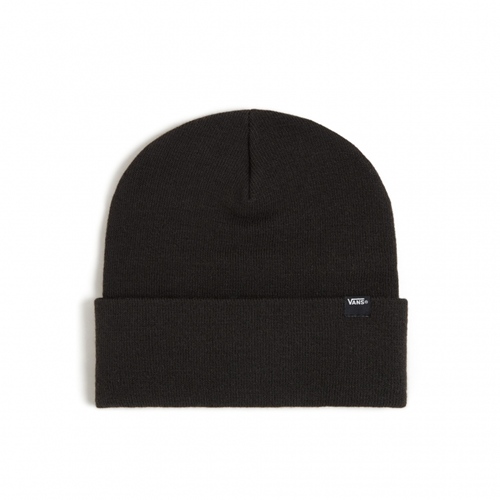 Let Loose tall cuff beanie Black