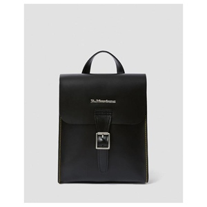 Mini Leather Backpack Black Smooth Kiev