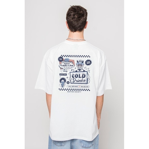 M/C Cold Drinks T-Shirt White
