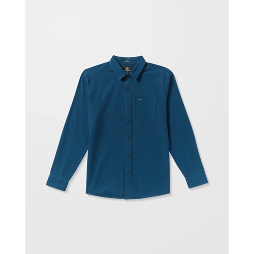 Caden Unifarbenes Hemd - Cosmic Blue