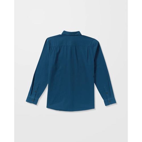 Caden Unifarbenes Hemd - Cosmic Blue