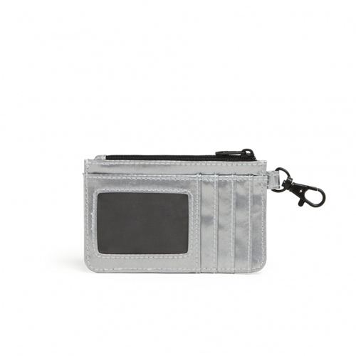 Off The Wall Zip Wallet Silver