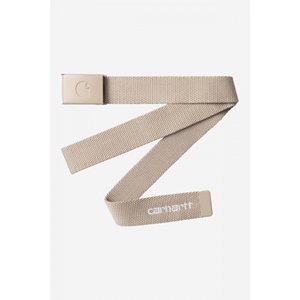 C Logo Belt Tonal Fleur De Sel White