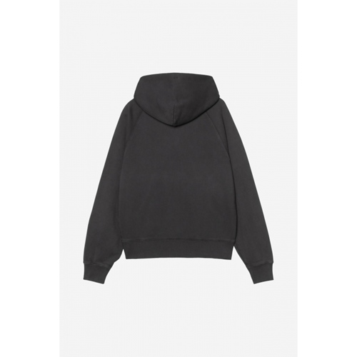 W Hooded Hudson Black Chalk wash