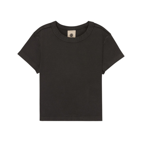 Icon Crop SS T-Shirt Off Black