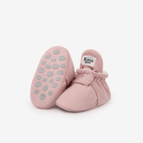 Gamuza Gripper Babyschuhe Rosewood