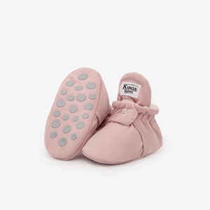 Gamuza Gripper Babyschuhe Rosewood