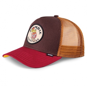 Trucker Cap HFT Food Zombie Brown Red
