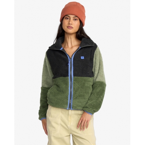 Switchback Fleecejacke Zip green