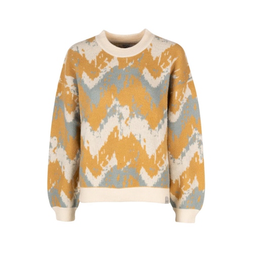 Boxy Fluff Knit Khaki Grey