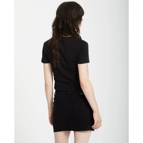 Volcom Stone Tight Crop T-Shirt Black