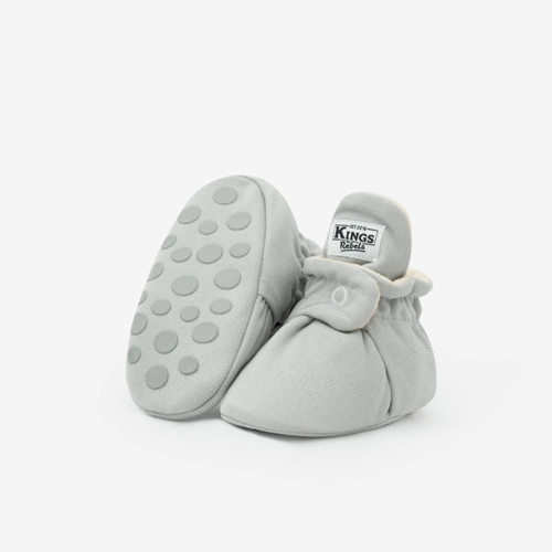Gamuza Gripper Babyschuhe Grey