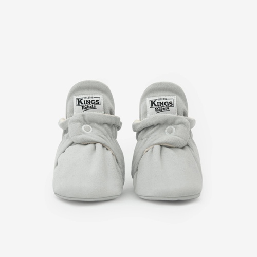 Gamuza Gripper Babyschuhe Grey