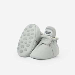 Gamuza Gripper Babyschuhe Grey