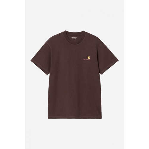 S/S American Script T-Shirt Palisander